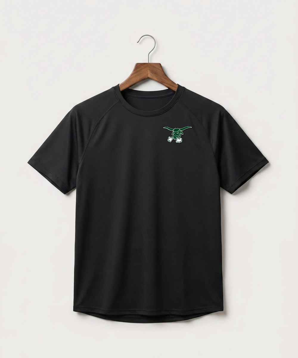 West Fargo High School Football (Boys) - Black Tee - Left Chest