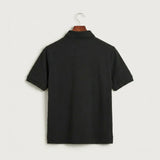 Moline Cheer general - Black Polo - Left Chest (back)