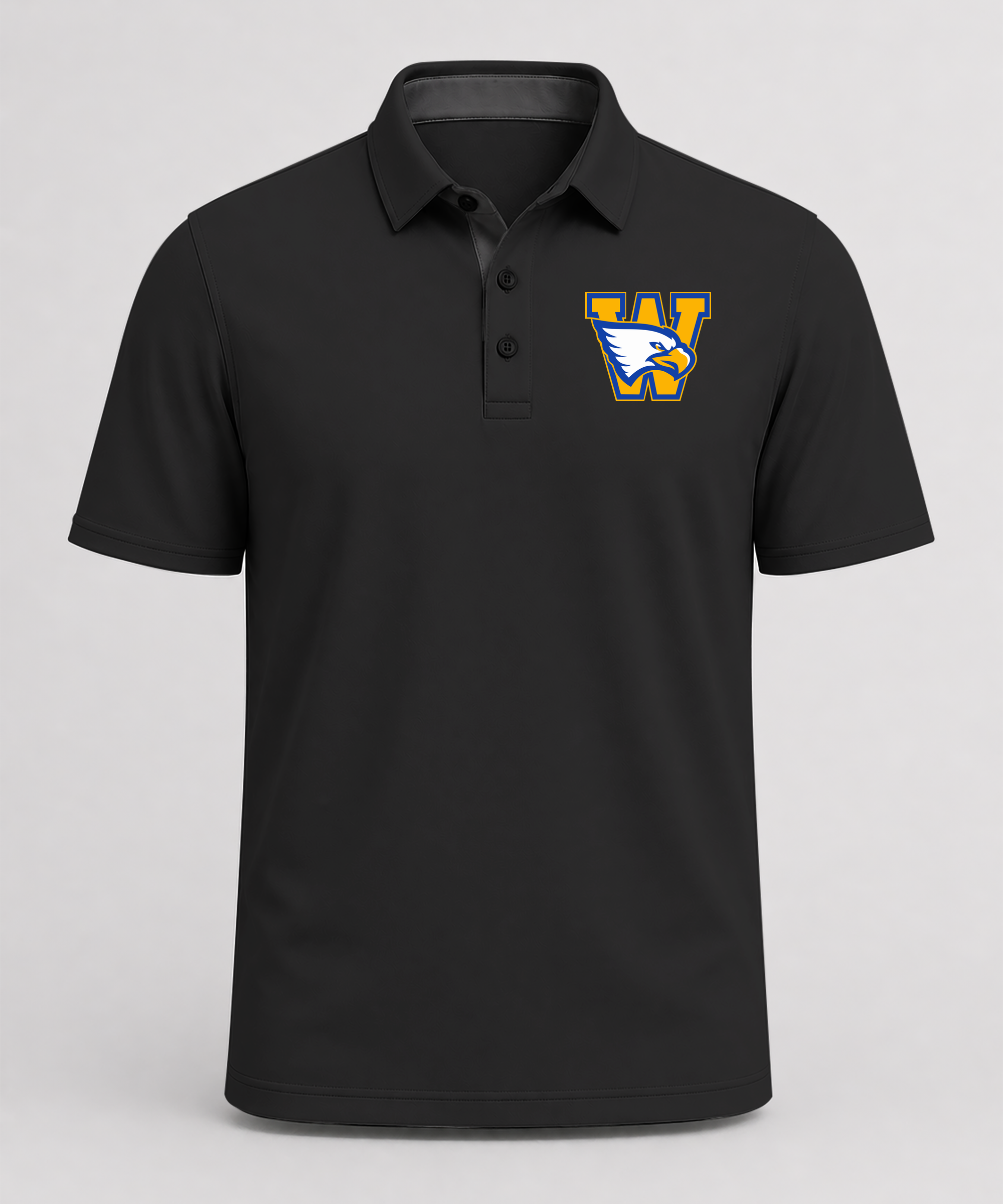 Windom Football - Black Polo - Left Chest