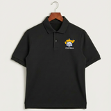 Polo HS Football general - Black Polo - Left Chest