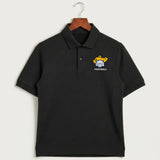 Polo HS Football general - Black Polo - Left Chest