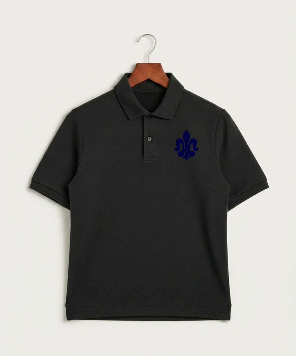 Saint Peter High School Athletics - Black Polo - Left Chest