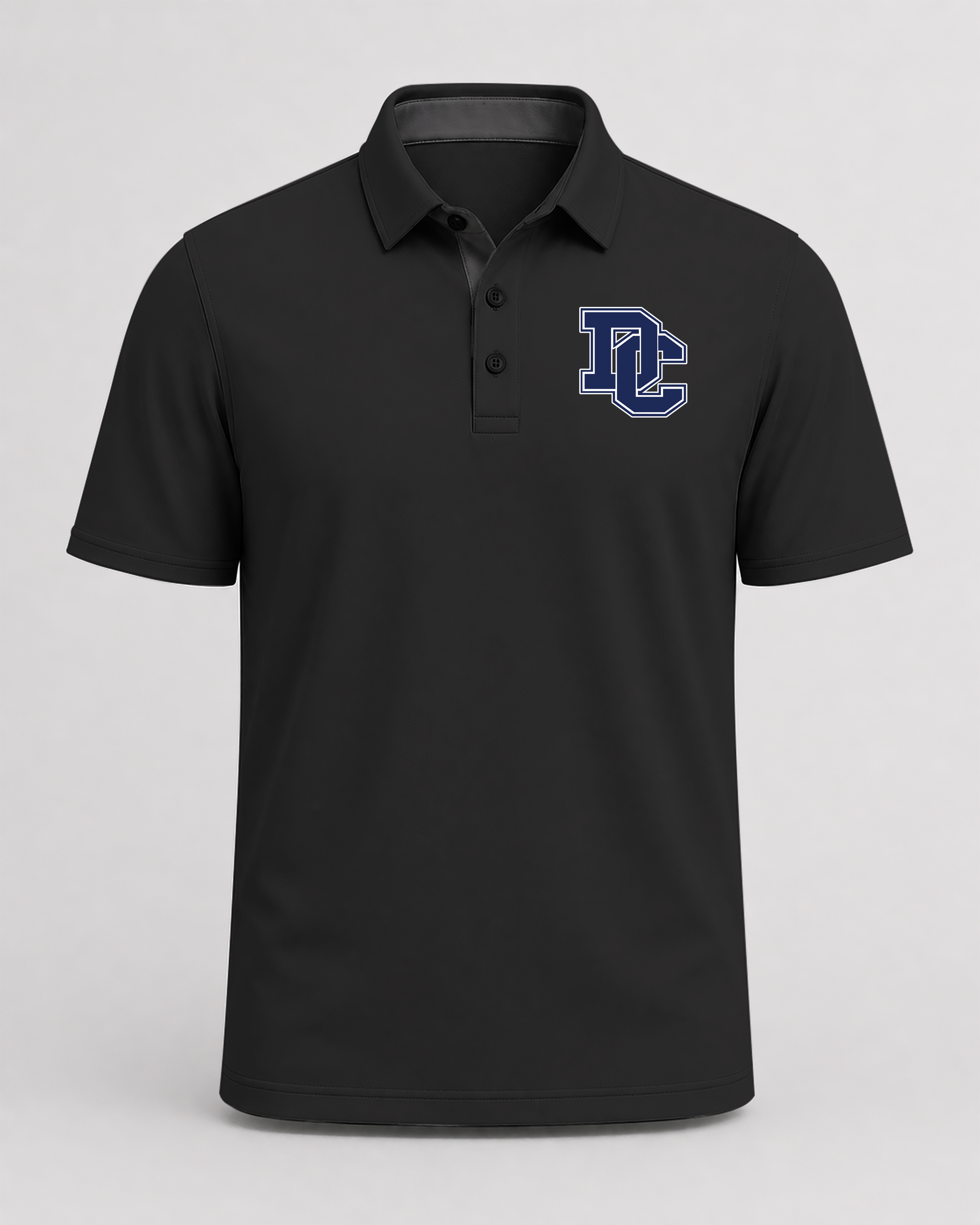 Dassel-Cokato Football - Black Polo - Left Chest