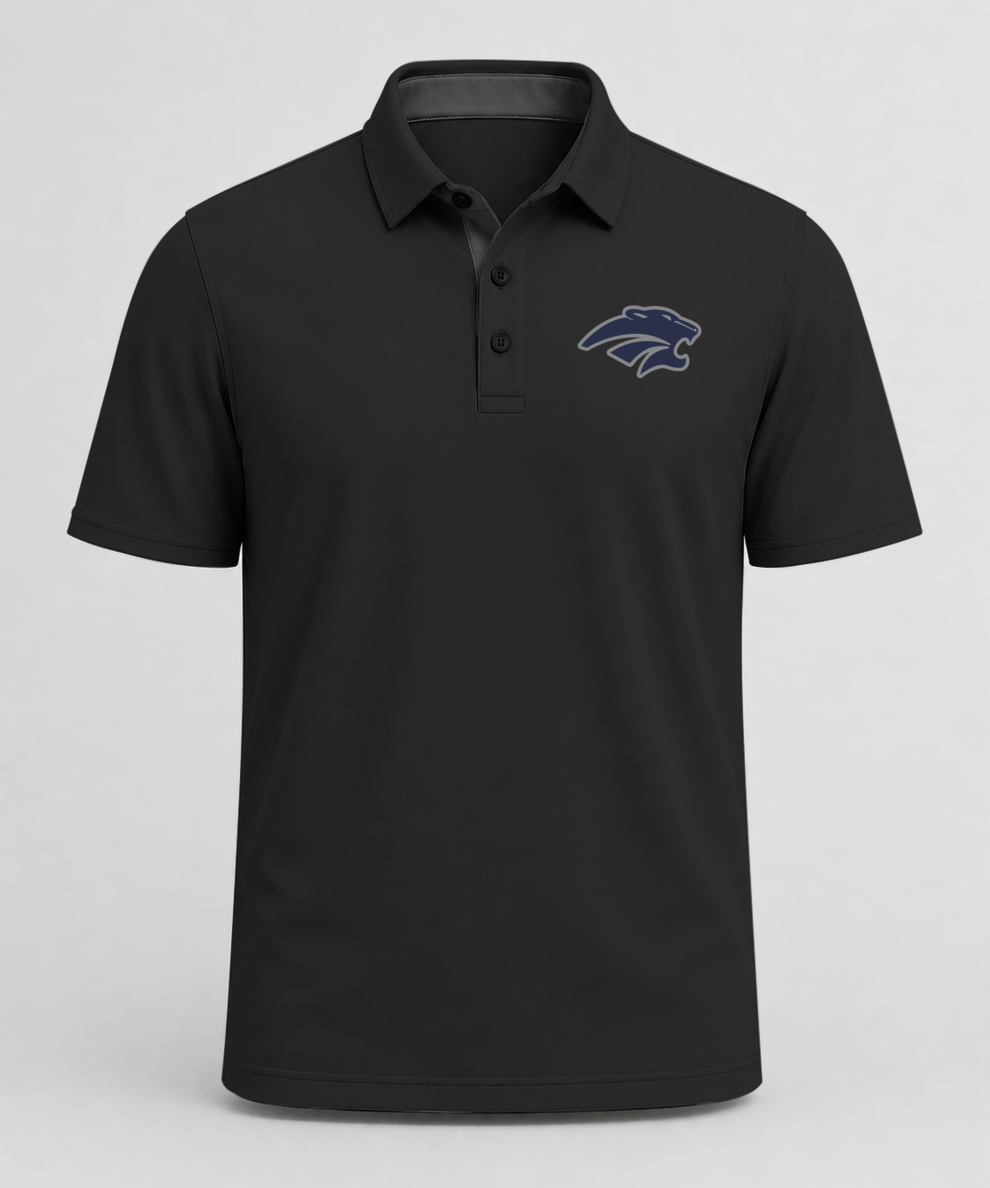 Zumbrota-Mazeppa Volleyball - Black Polo - Left Chest