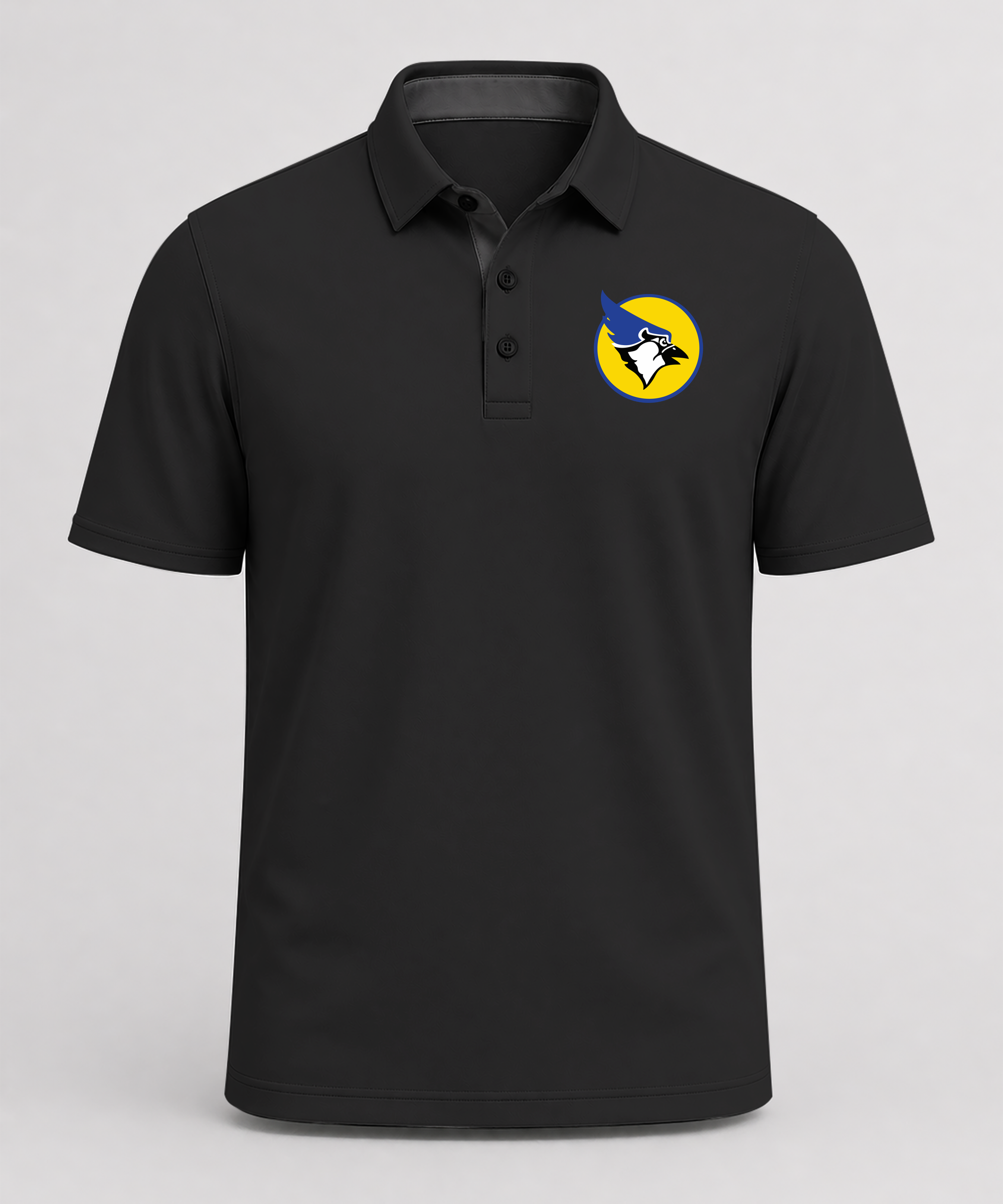Waseca Football - Black Polo - Left Chest