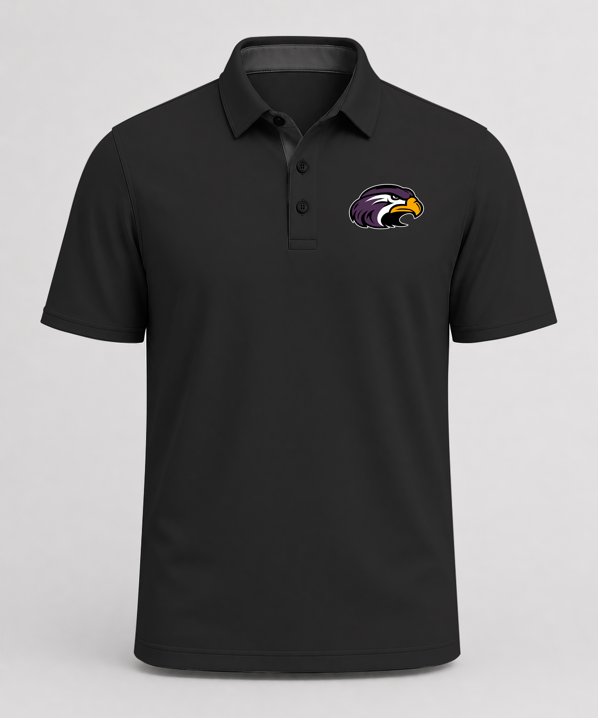 Montevideo Football - Black Polo - Left Chest