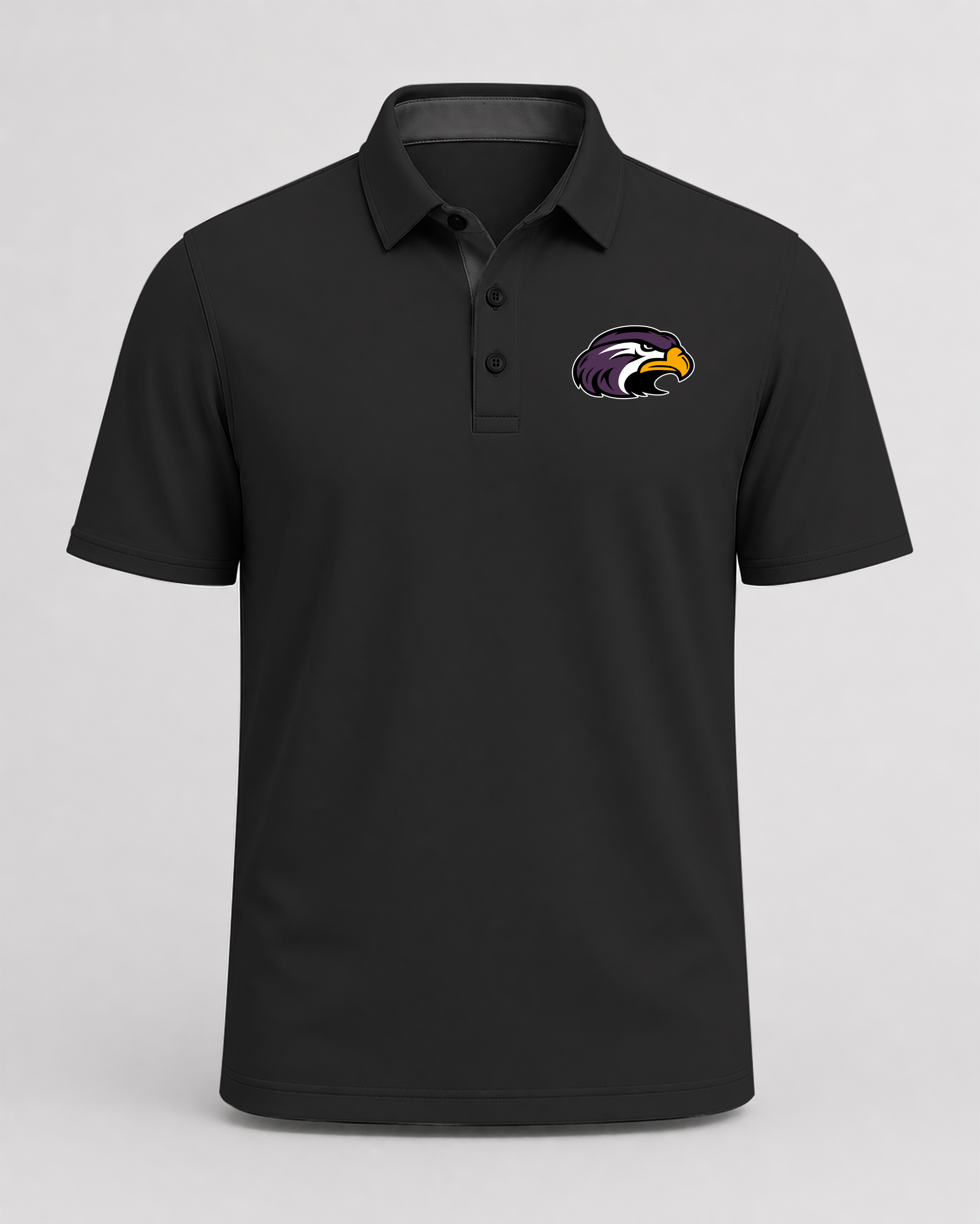 Montevideo Football - Black Polo - Left Chest