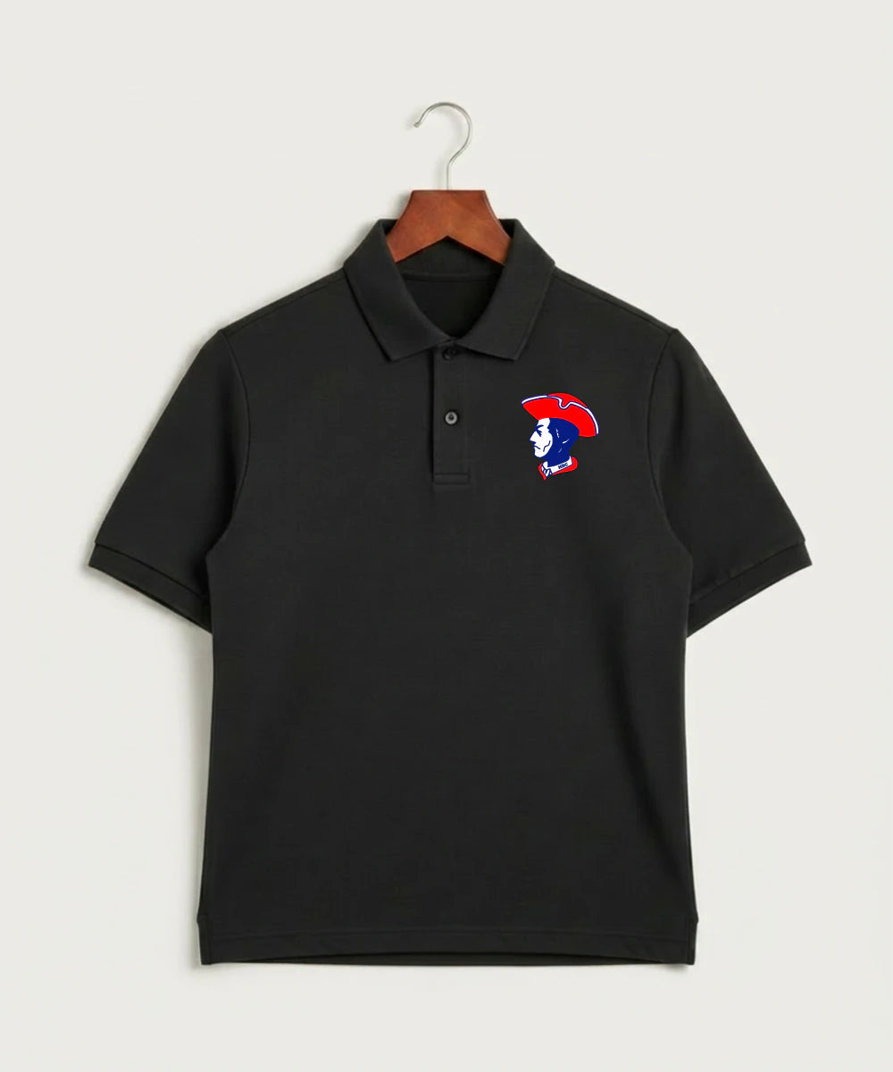 Hills-Beaver Creek High School Volleyball (Girls) - Black Polo - Left Chest