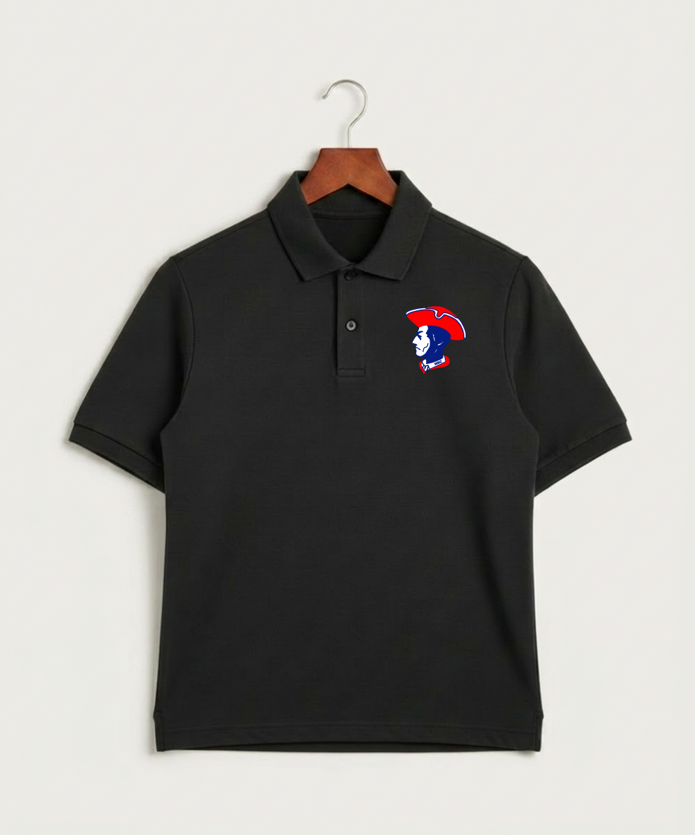 Hills-Beaver Creek High School Volleyball (Girls) - Black Polo - Left Chest