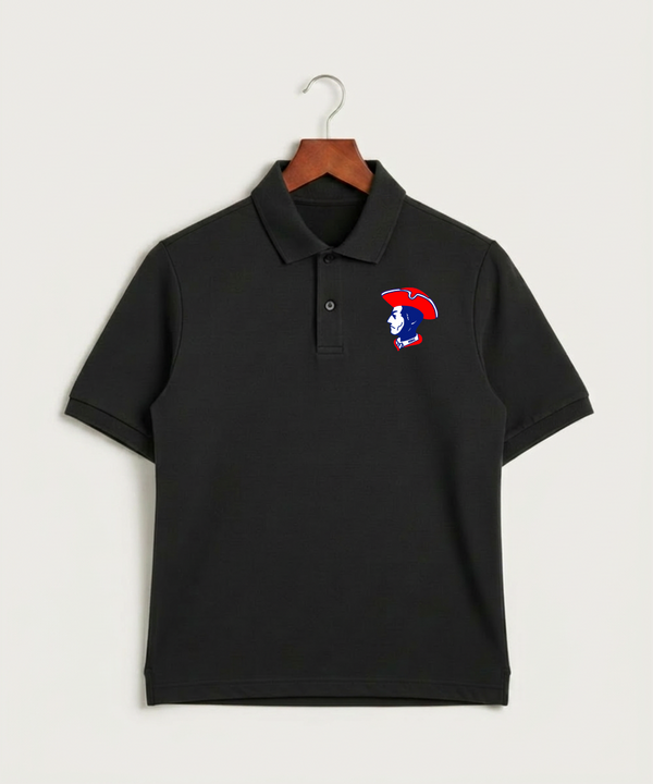Hills-Beaver Creek High School Volleyball (Girls) - Black Polo - Left Chest