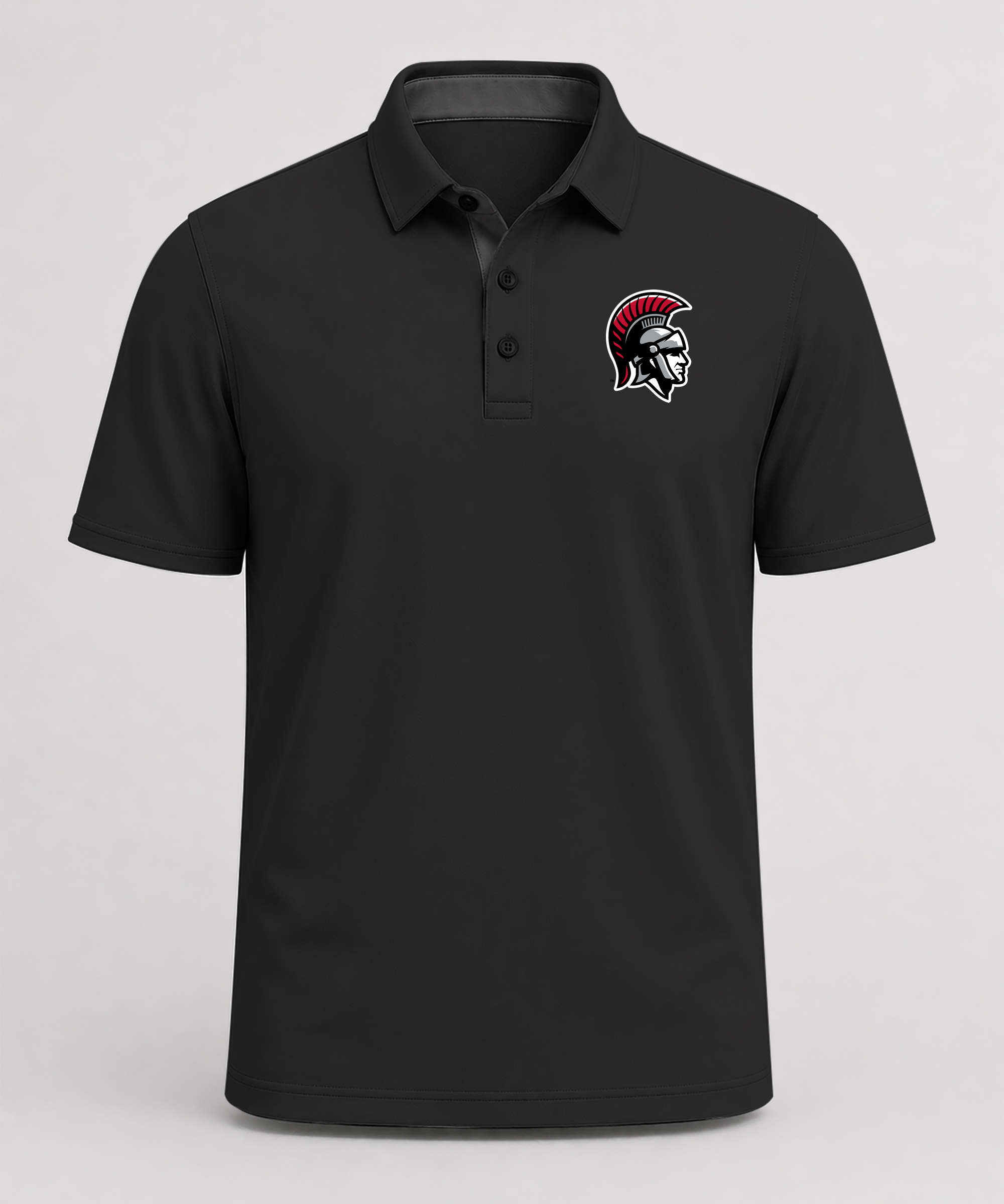 Worthington Football - Black Polo - Left Chest