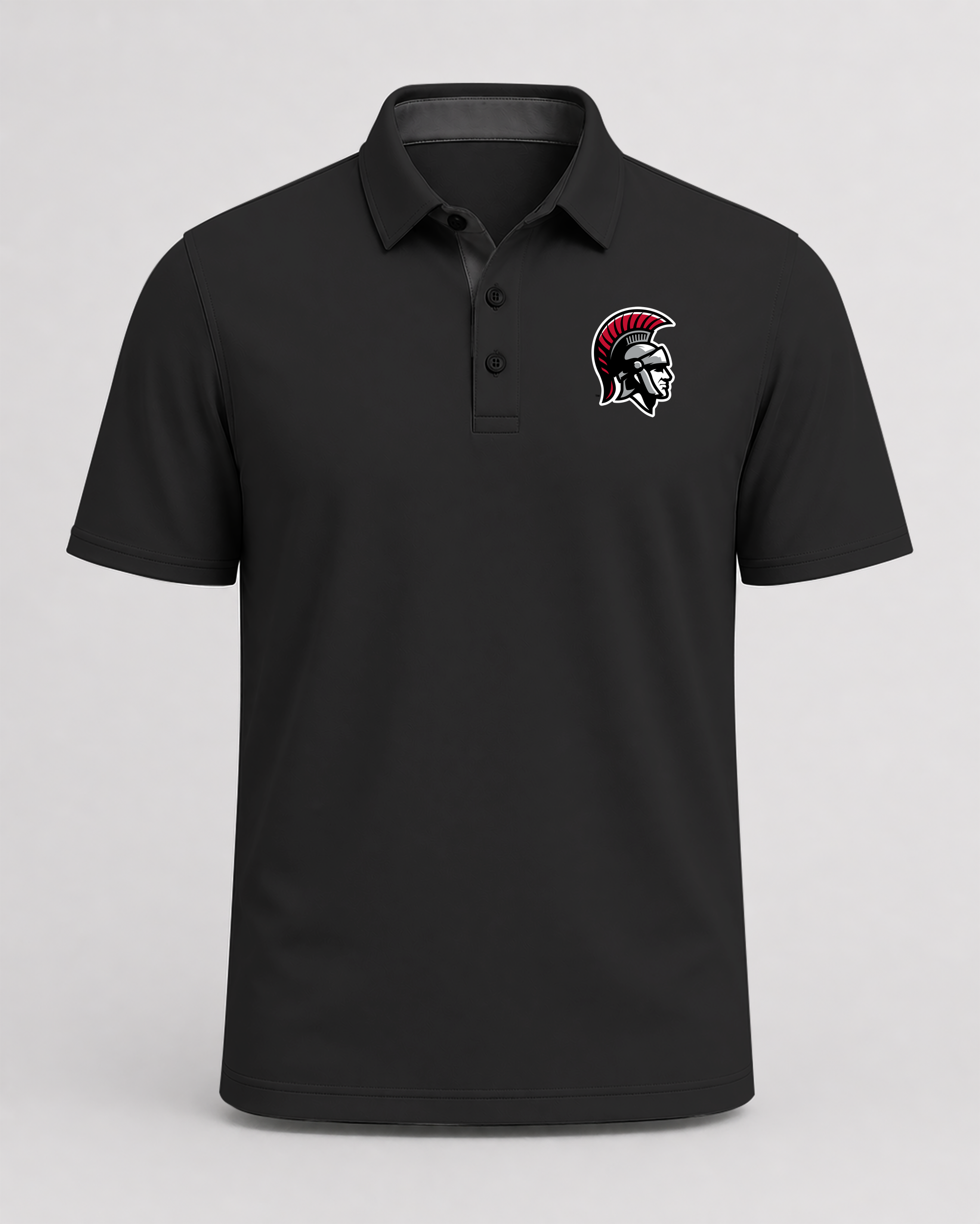 Worthington Football - Black Polo - Left Chest