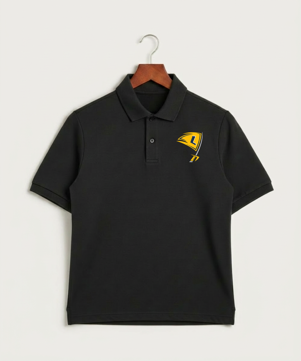 Howard Lake Waverly Winsted High School Football (Boys) - Black Polo - Left Chest