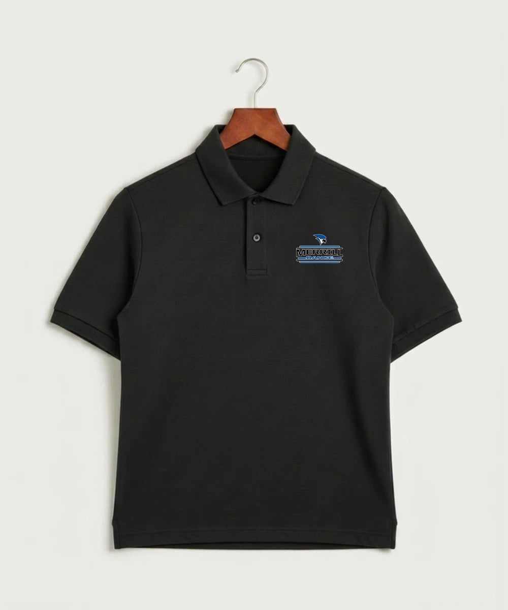 Merrill Dance and Cheer - Black Polo - Left Chest