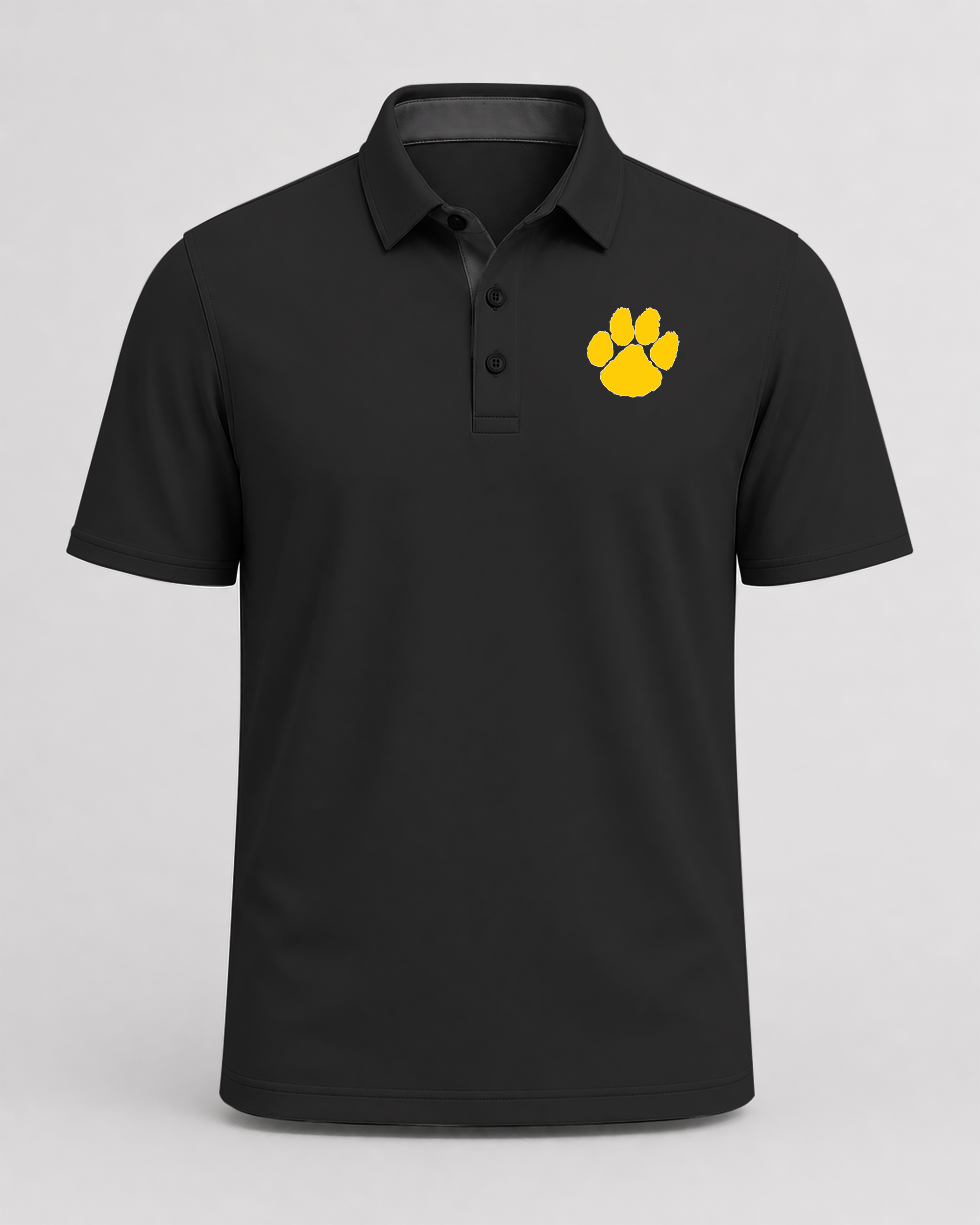 PEM Football - Black Polo - Left Chest