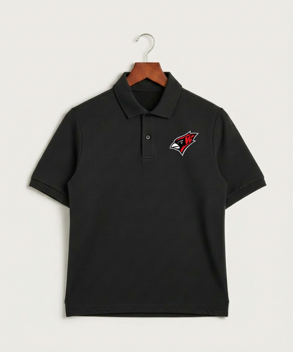 Willmar High School Athletics - Black Polo - Left Chest