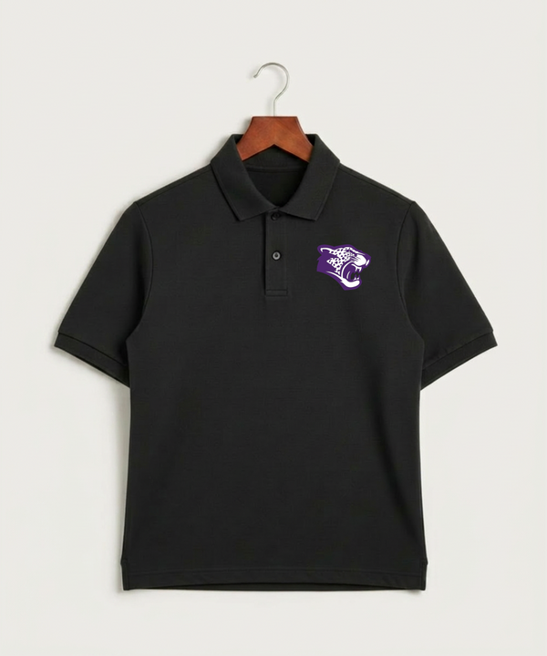 Granada-Huntley-East Chain/Truman Football (Boys) - Black Polo - Left Chest