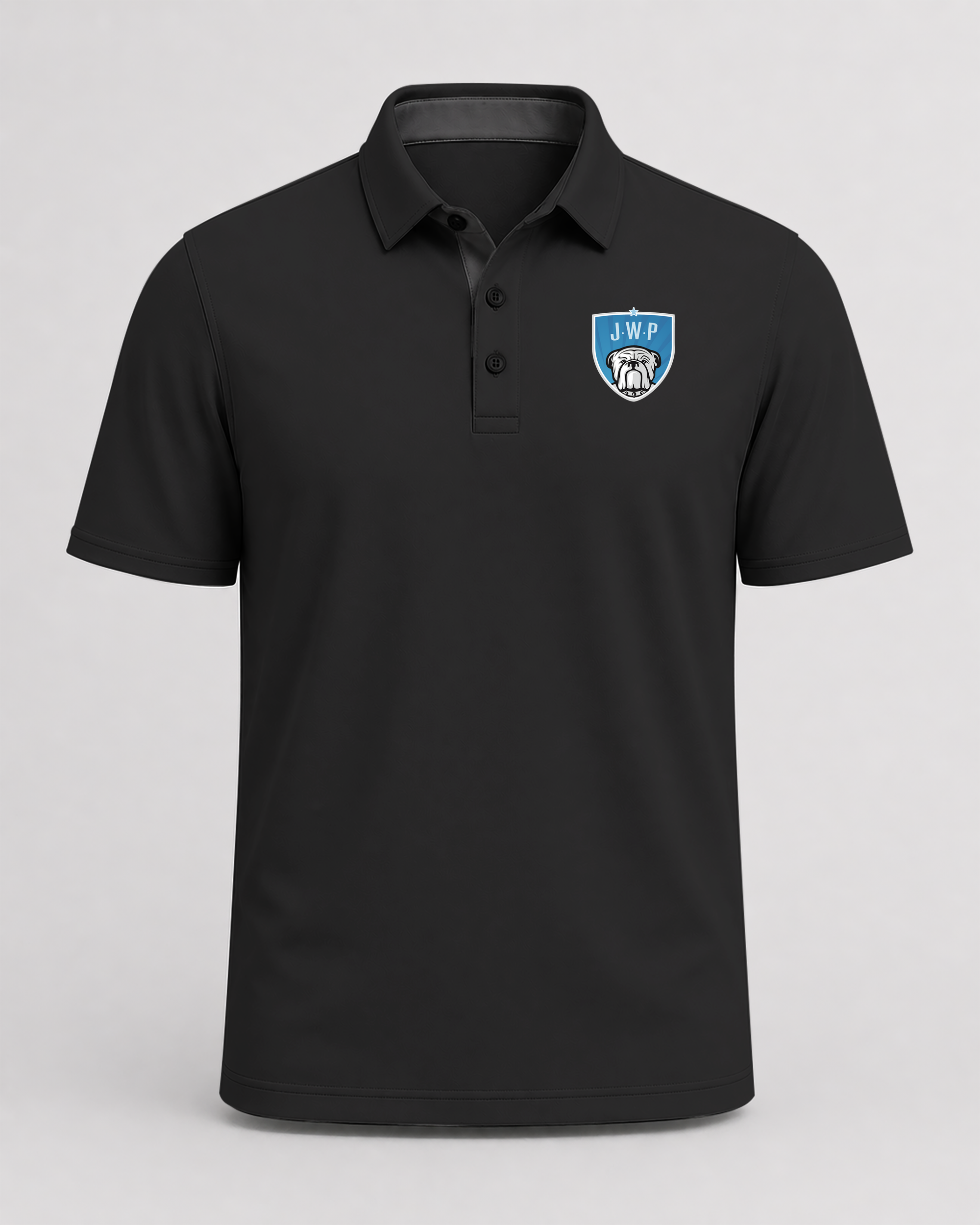 JWP Football - Black Polo - Left Chest