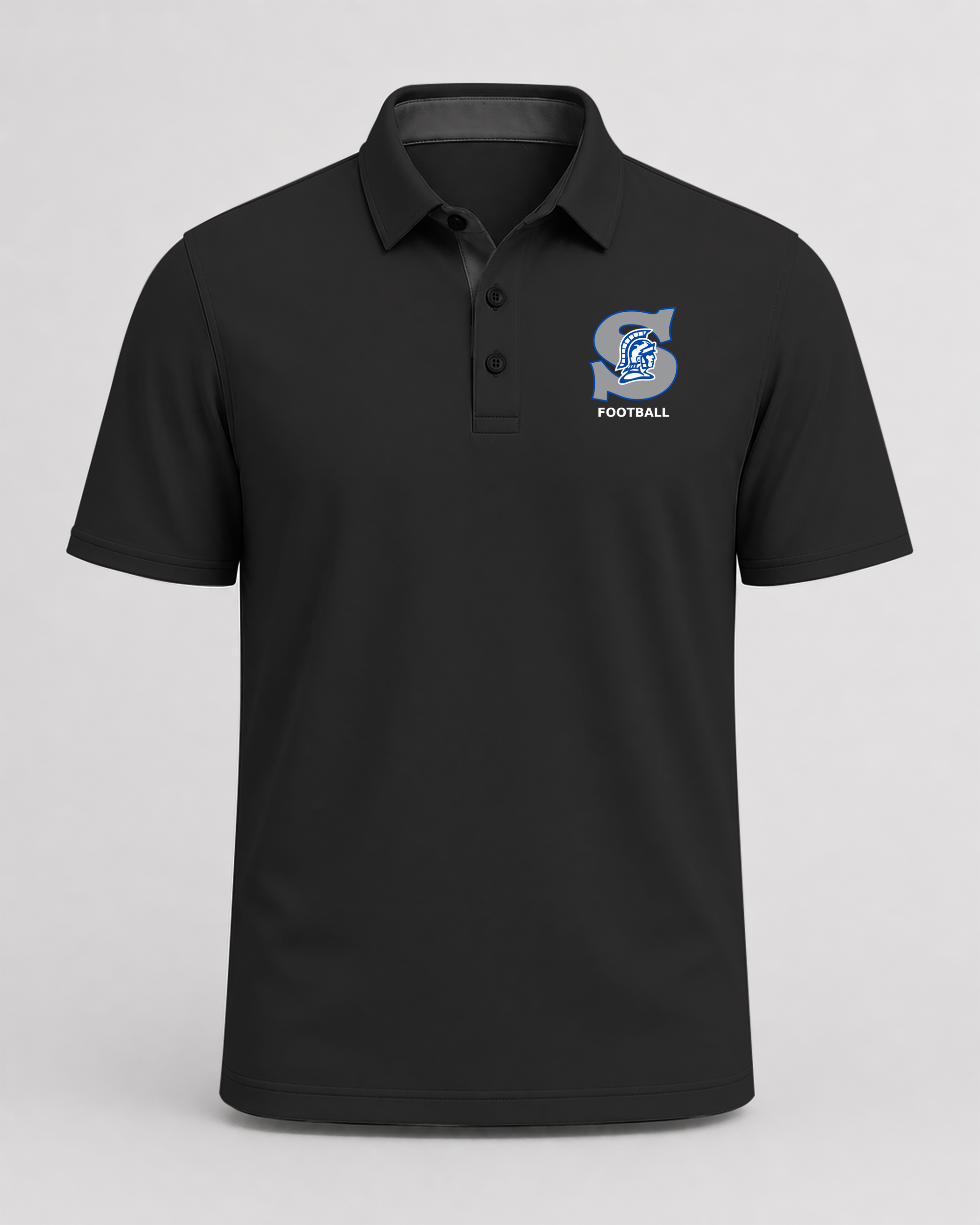 Southwest Football - Black Polo - Left Chest
