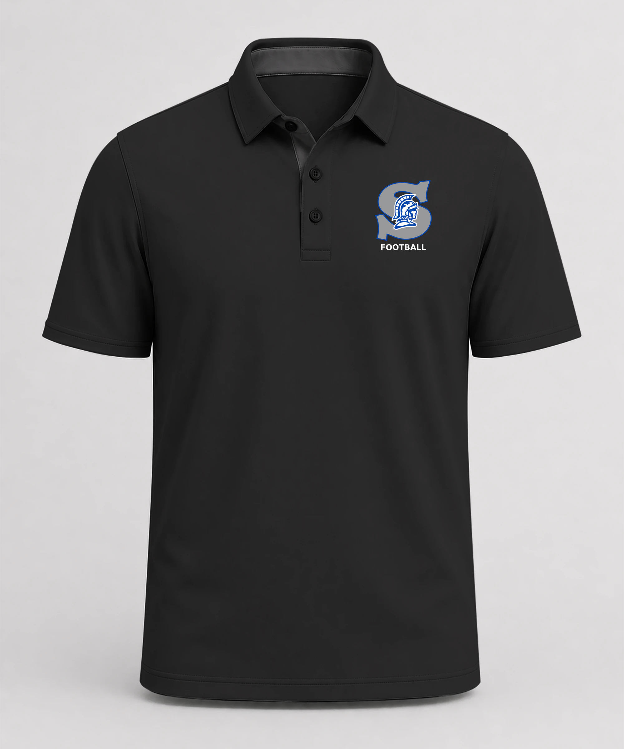 Southwest Football - Black Polo - Left Chest