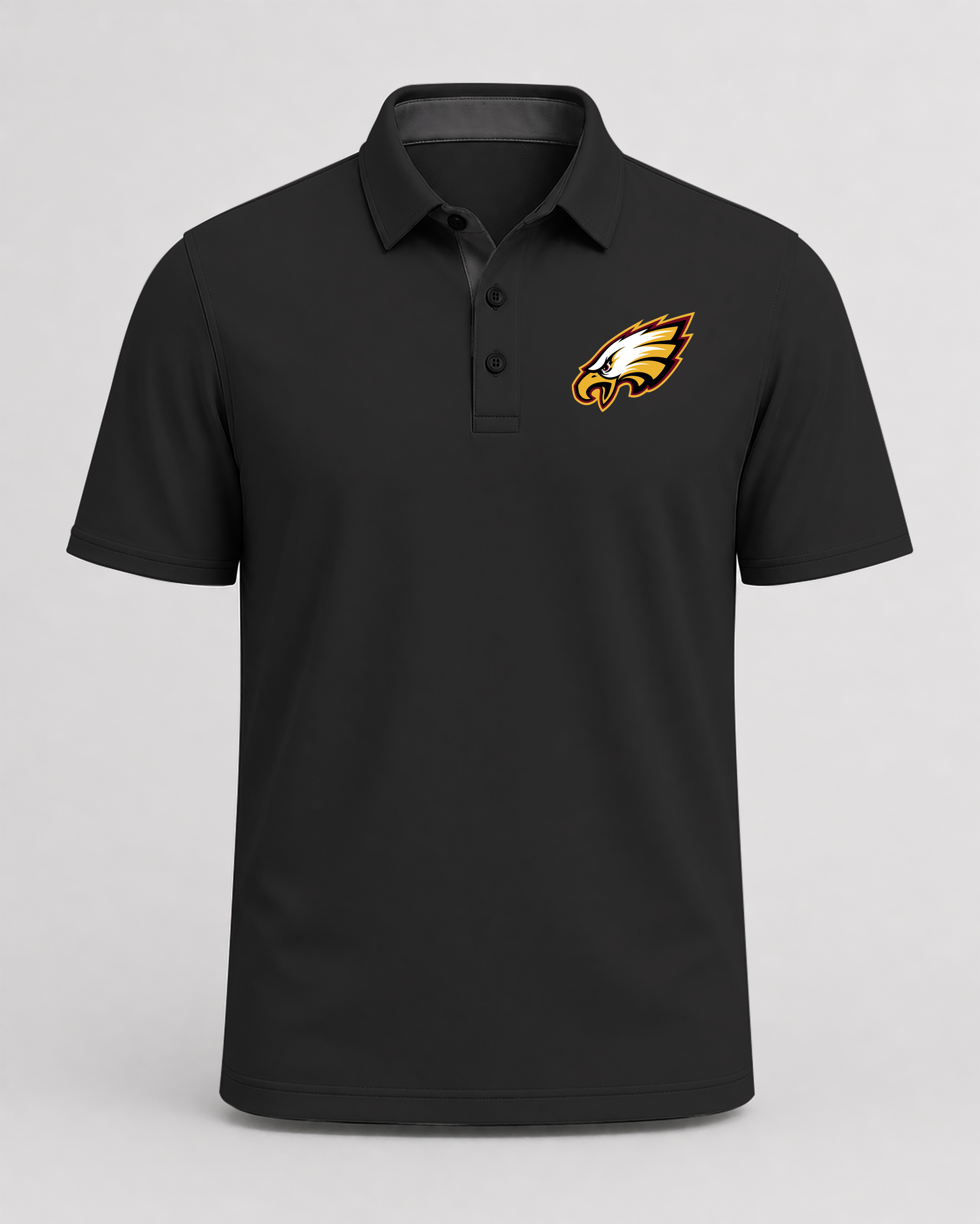 Dover-Eyota Football - Black Polo - Left Chest