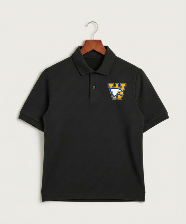 Windom Area High School Volleyball (Girls) - Black Polo - Left Chest