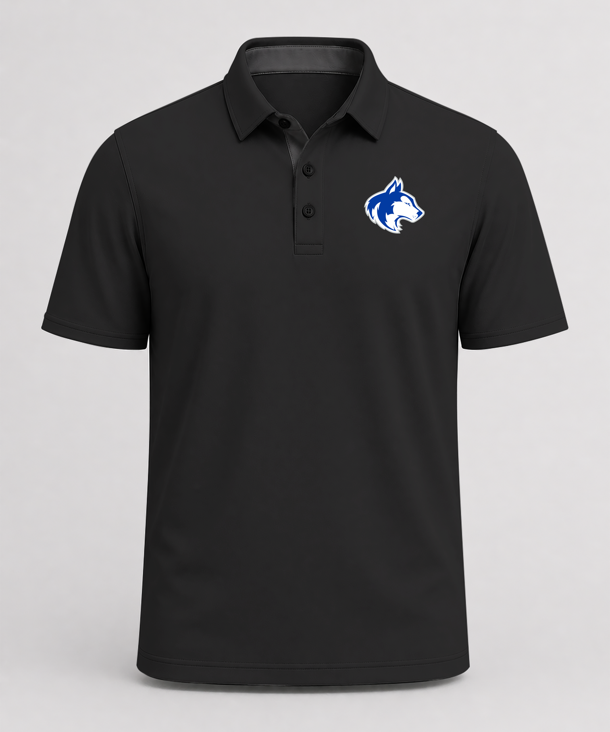 Owatonna Volleyball - Black Polo - Left Chest