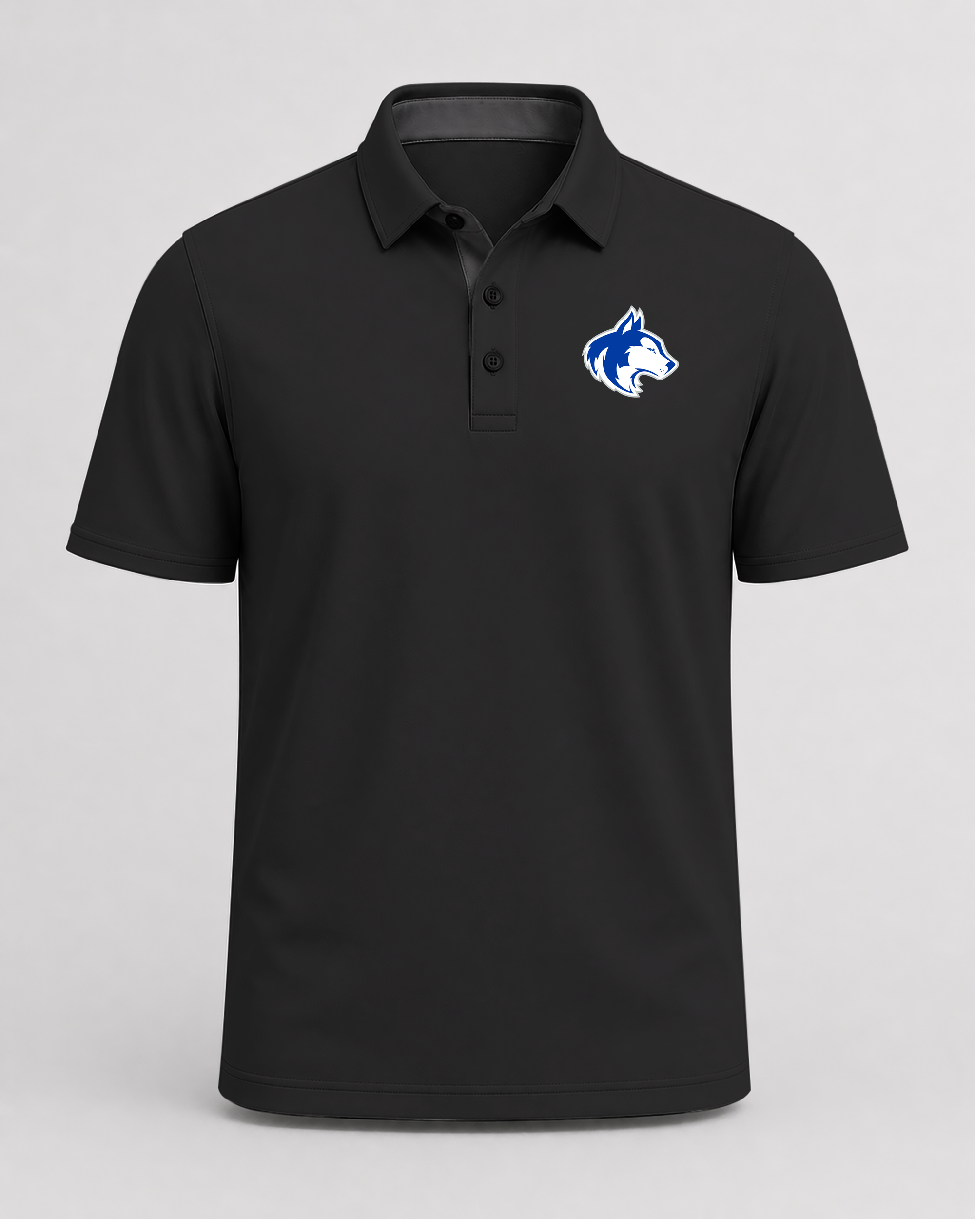 Owatonna Volleyball - Black Polo - Left Chest