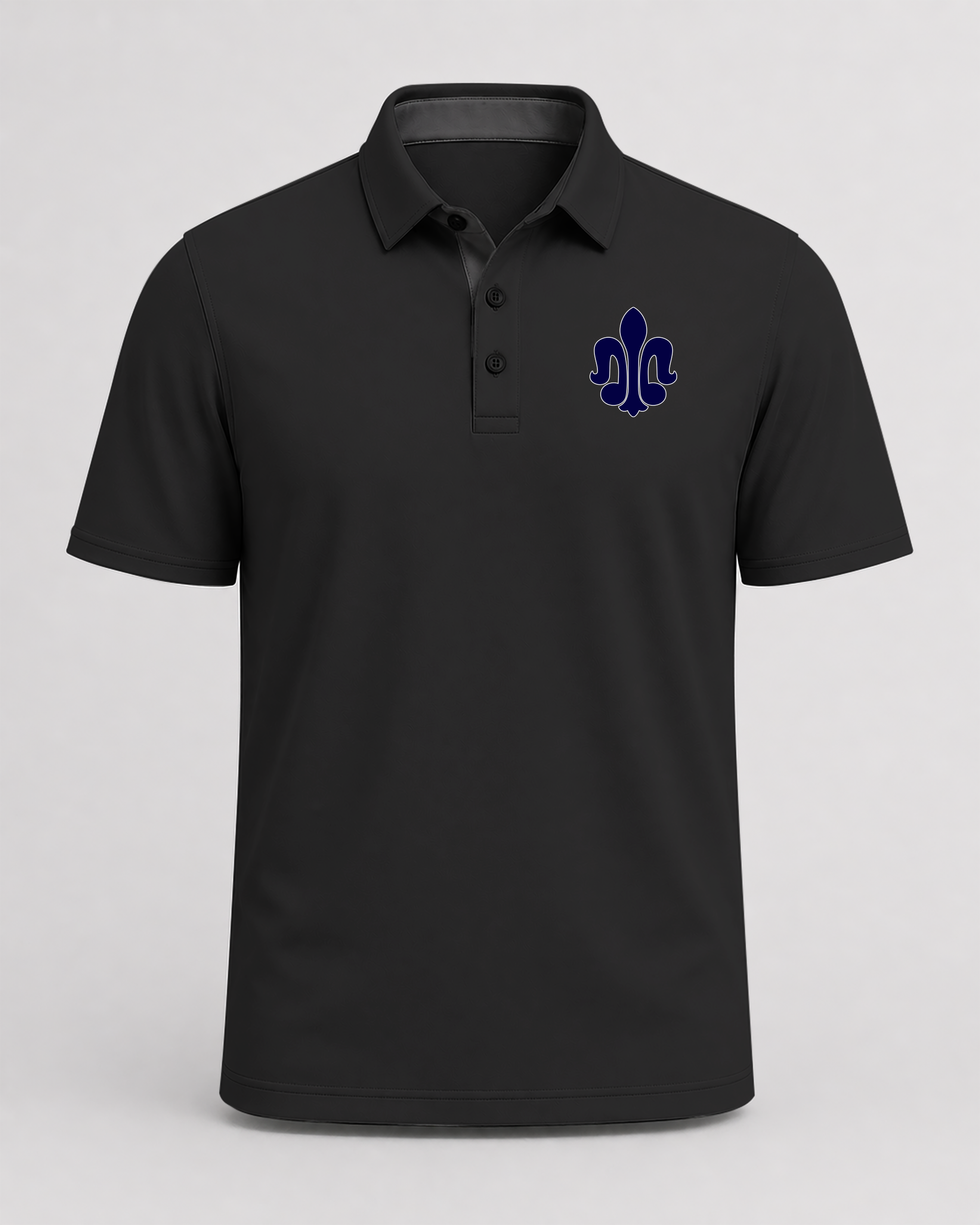 St. Peter Athletics - Black Polo - Left Chest