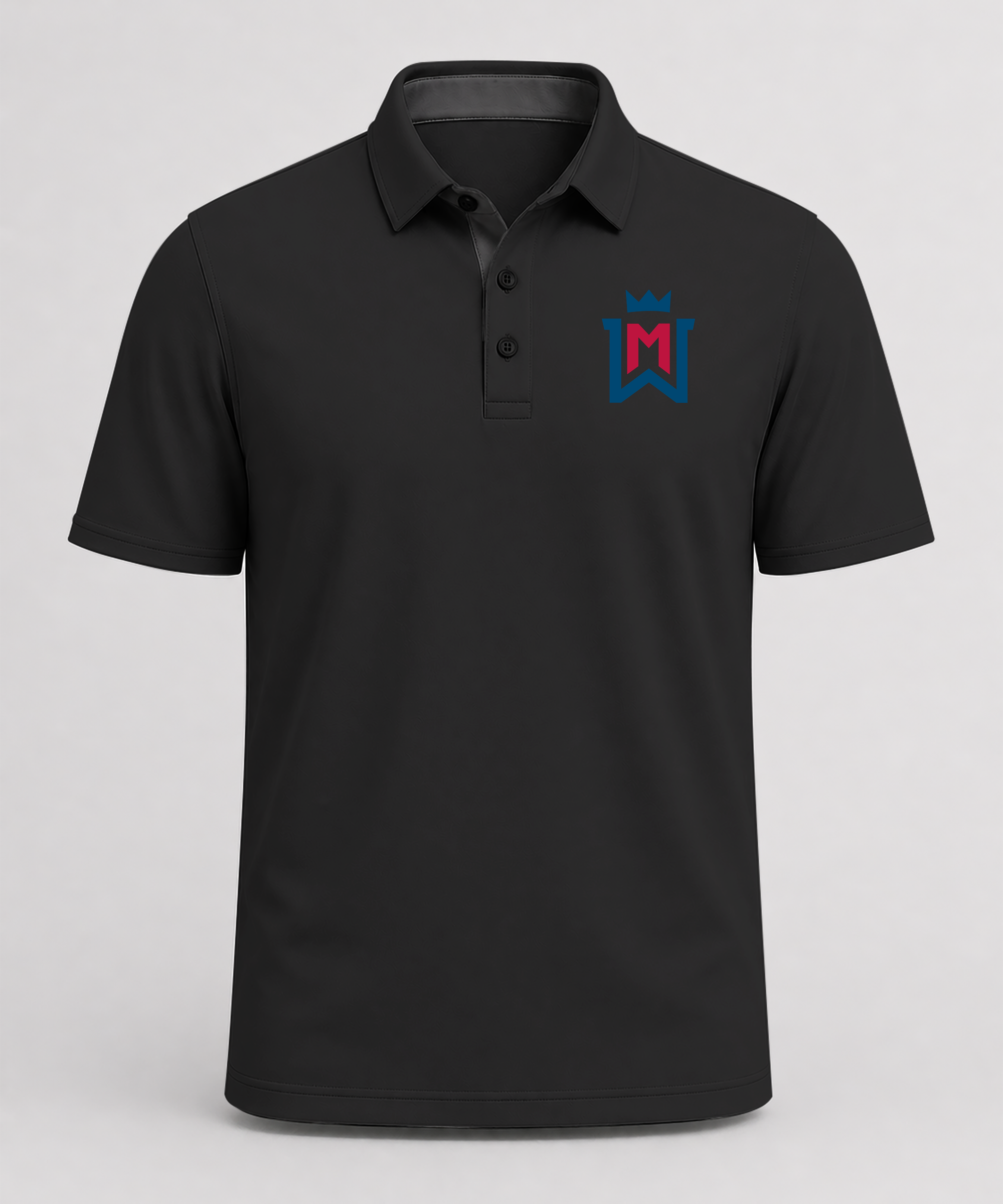 Watertown-Mayer Football - Black Polo - Left Chest