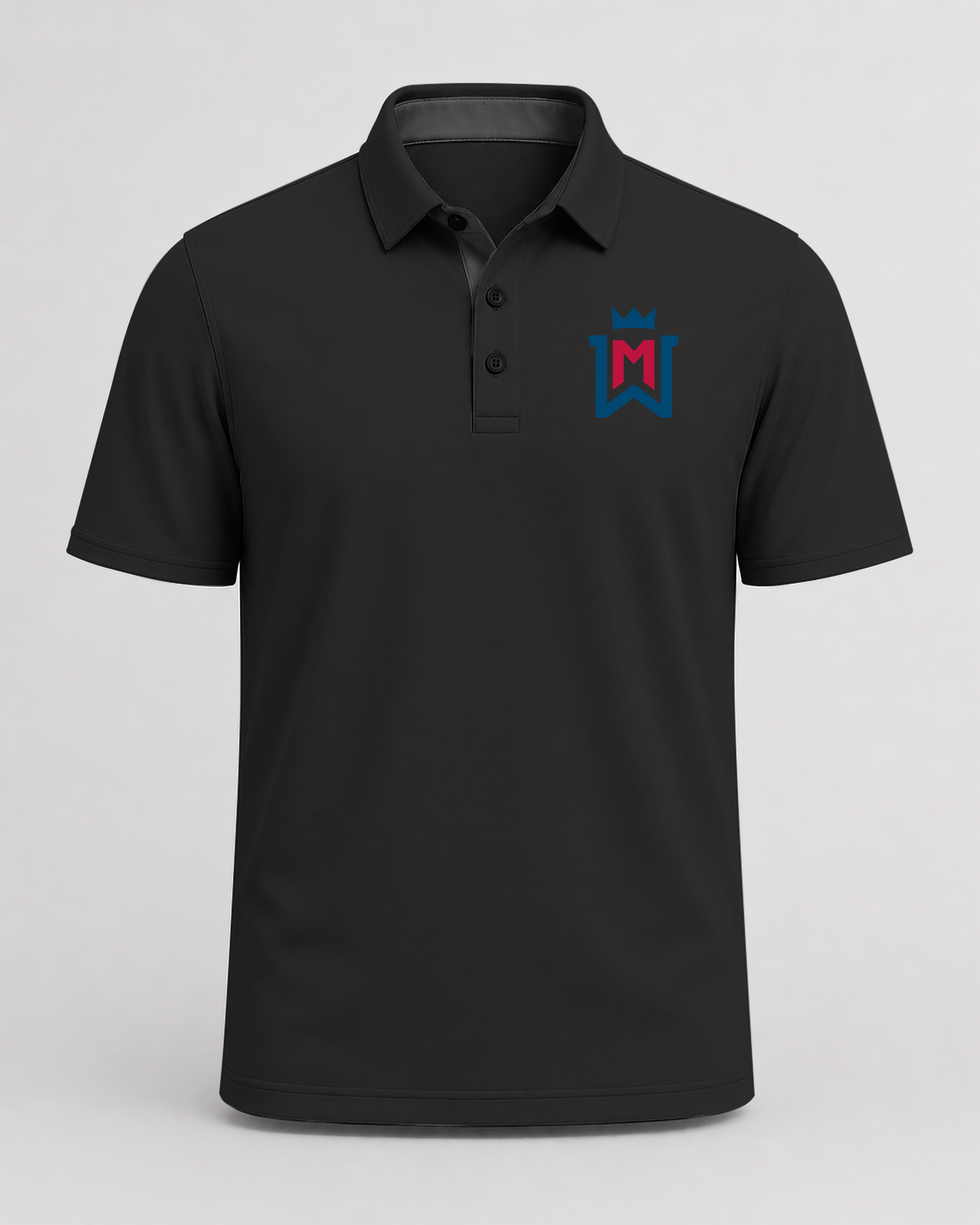 Watertown-Mayer Football - Black Polo - Left Chest