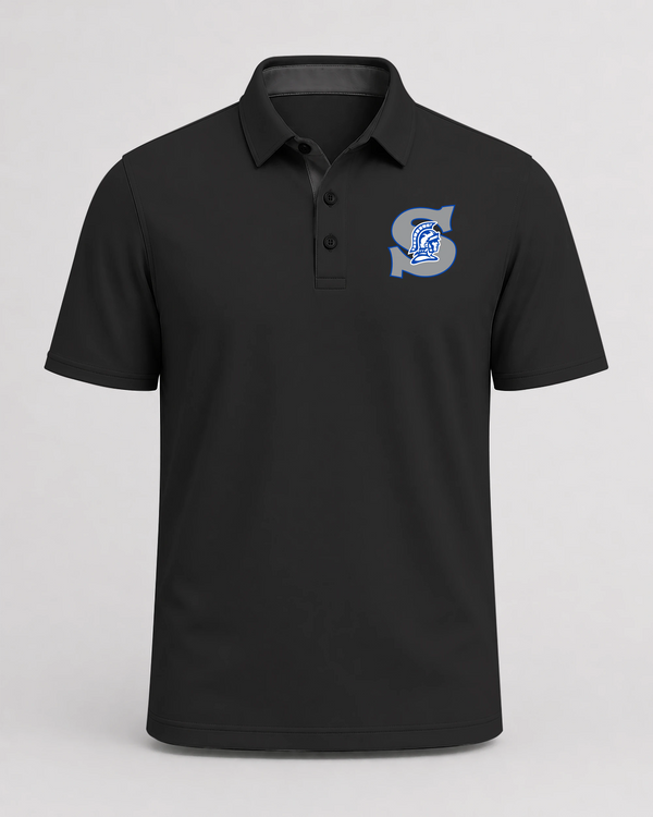 Southwest Football - Black Polo - Left Chest