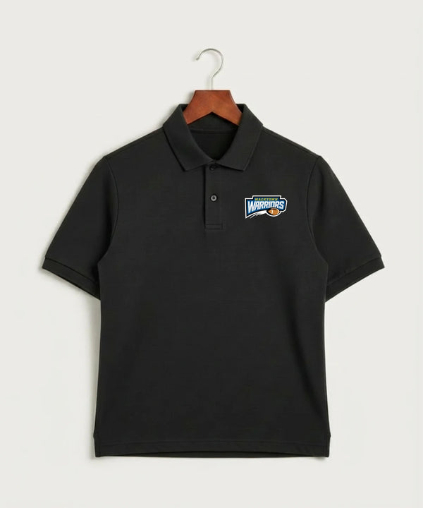 Macktown Warriors Football (Boys) - Black Polo - Left Chest
