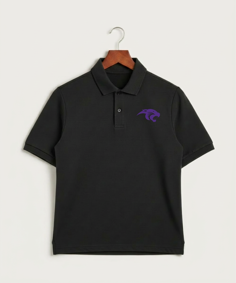 Glencoe Silver Lake High School Athletics - Black Polo - Left Chest