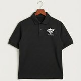 Polo HS Football general - Black Polo - Left Chest