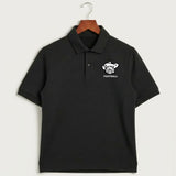 Polo HS Football general - Black Polo - Left Chest