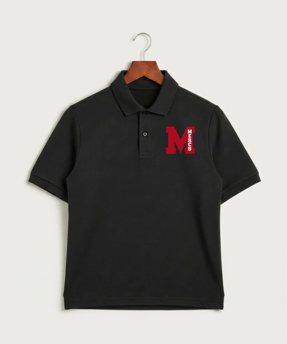 Mcgregor High School Volleyball (Girls) - Black Polo - Left Chest