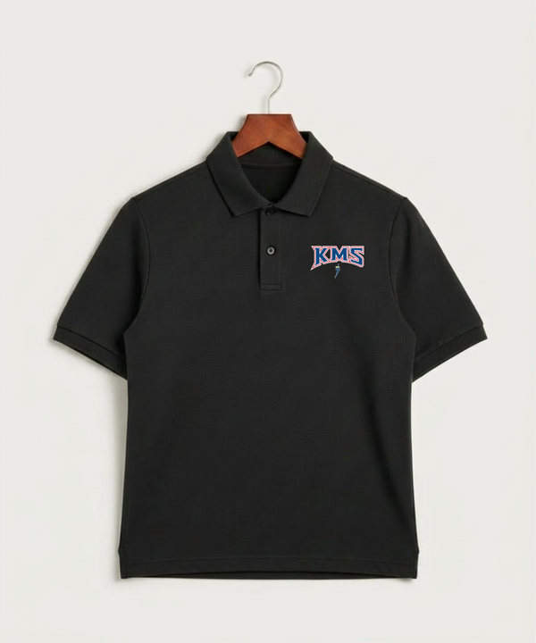 Kerkhoven-Murdock-Sunburg High School Football (Boys) - Black Polo - Left Chest