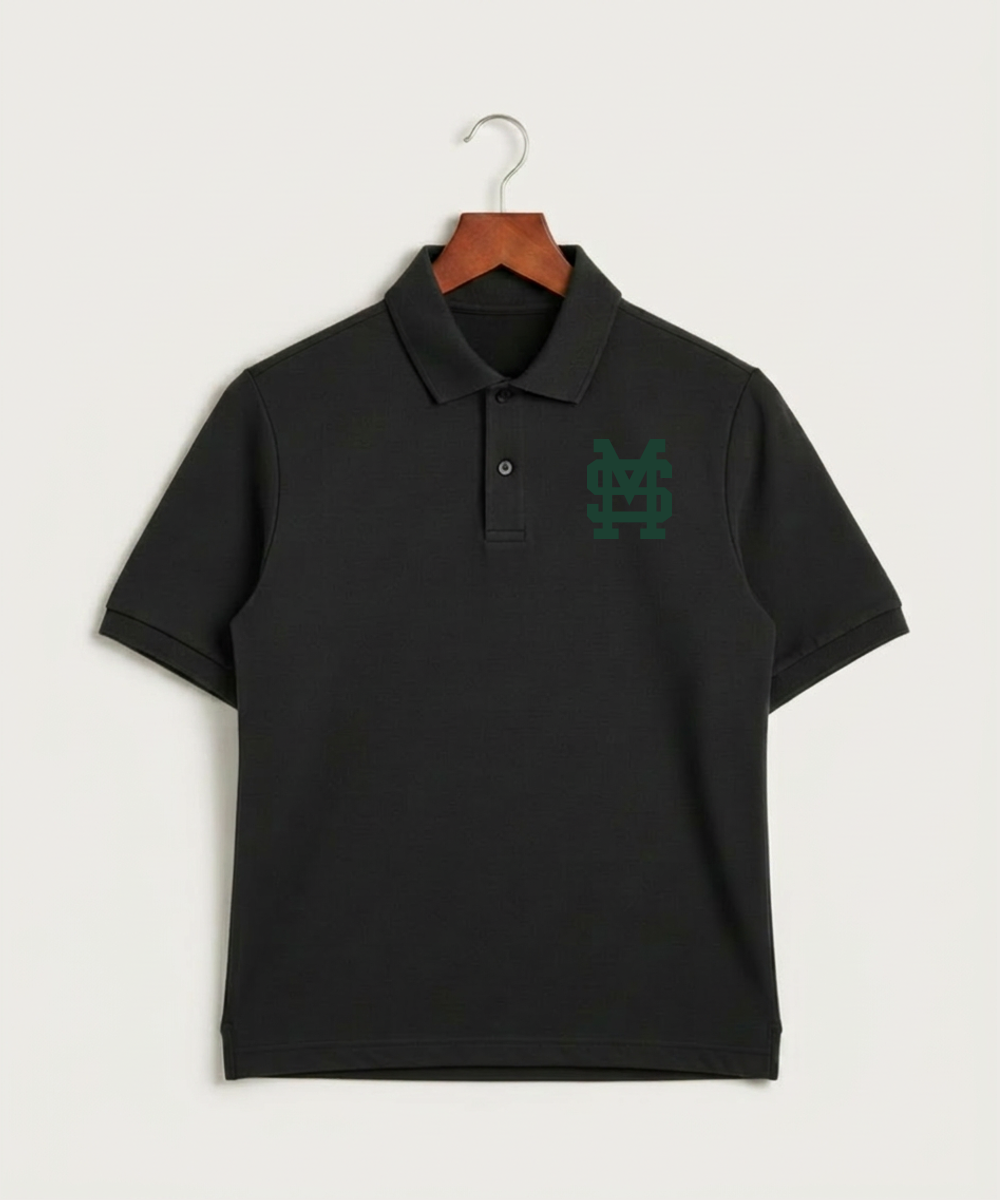 Sleepy Eye St. Mary's High School Athletics - Black Polo - Left Chest