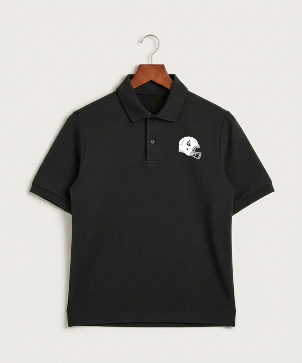 Heron Lake-Okabena High School Football (Boys) - Black Polo - Left Chest