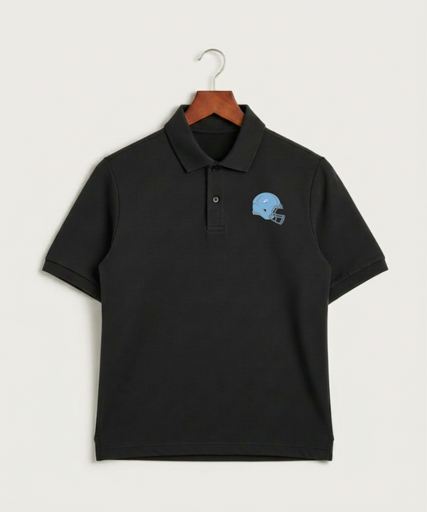 Long Prairie Grey Eagle High School Football (Boys) - Black Polo - Left Chest
