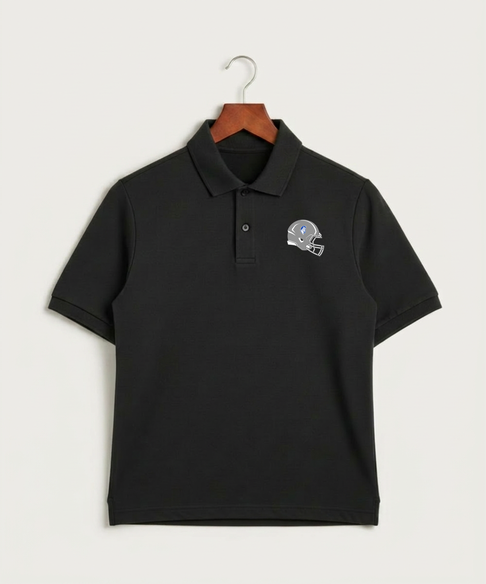 Mora High School Football (Boys) - Black Polo - Left Chest