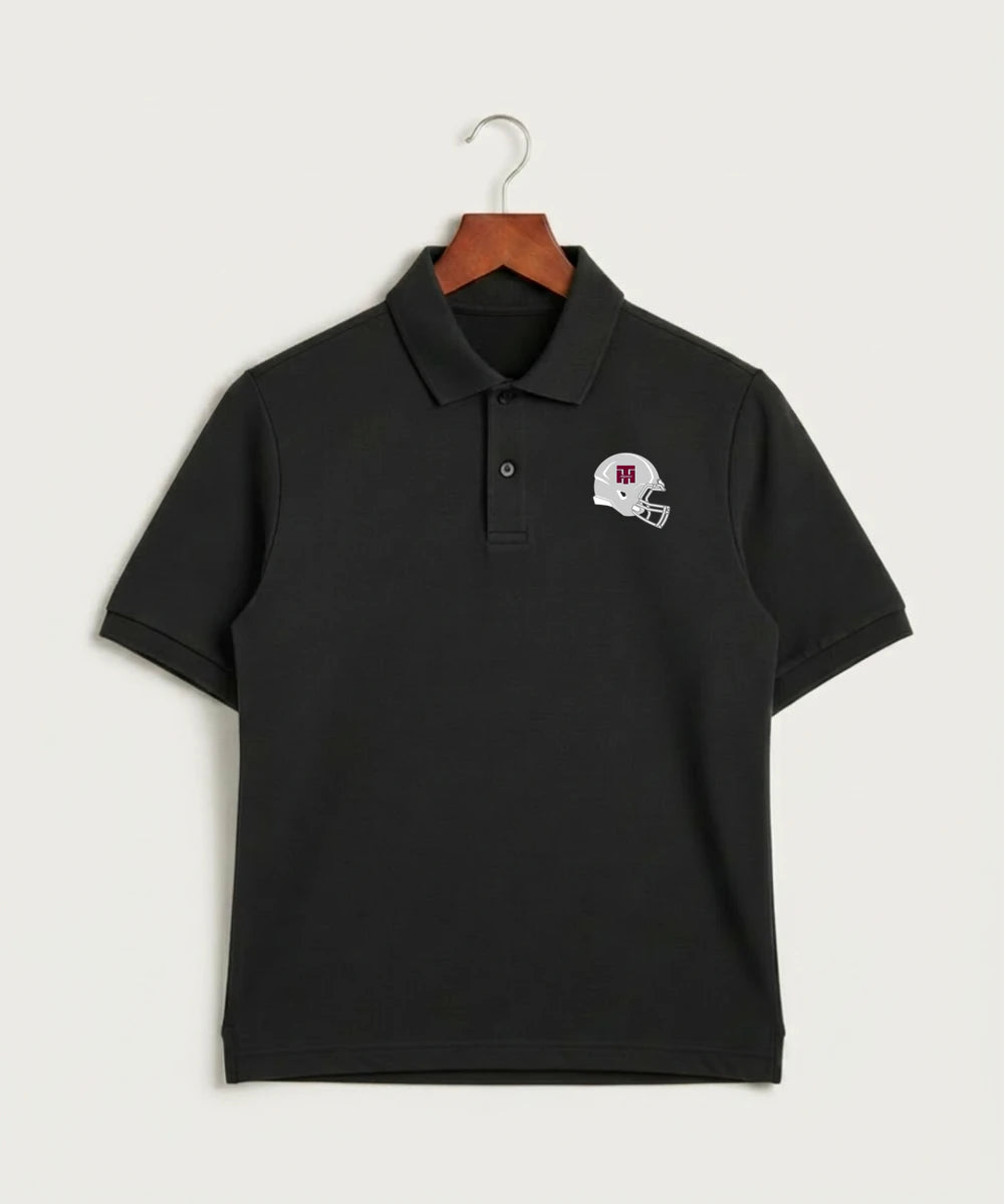 Two Harbors High School Football (Boys) - Black Polo - Left Chest