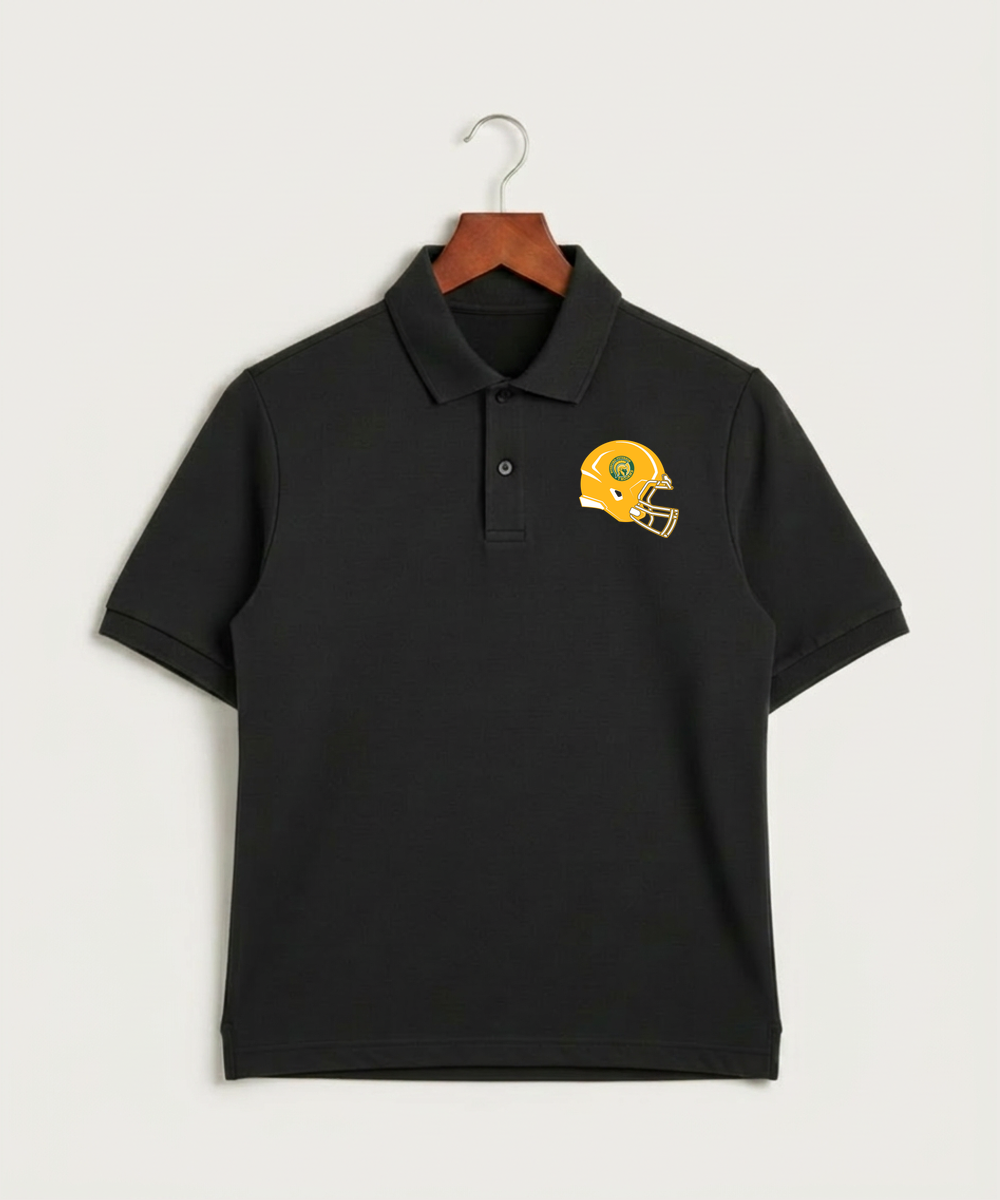 Rushford Peterson High School Football (Boys) - Black Polo - Left Chest