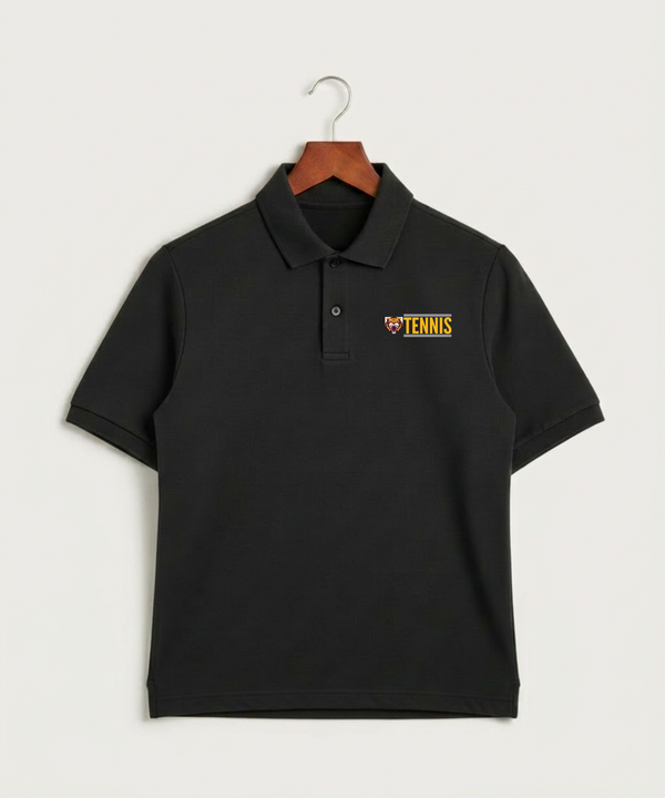 Stewartville High School Tennis (Coed) - Black Polo - Left Chest
