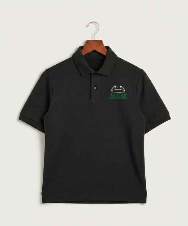 Pipestone Area High School Volleyball (Girls) - Black Polo - Left Chest