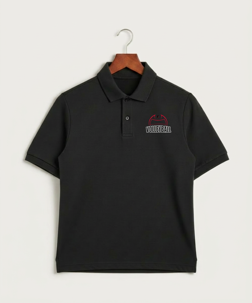 Tracy-Milroy-Balaton High School Volleyball (Girls) - Black Polo - Left Chest