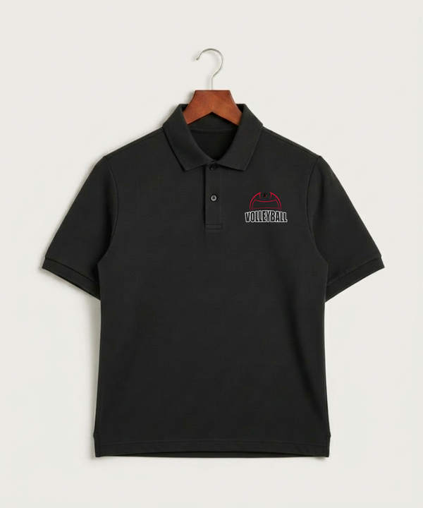 Tracy-Milroy-Balaton High School Volleyball (Girls) - Black Polo - Left Chest