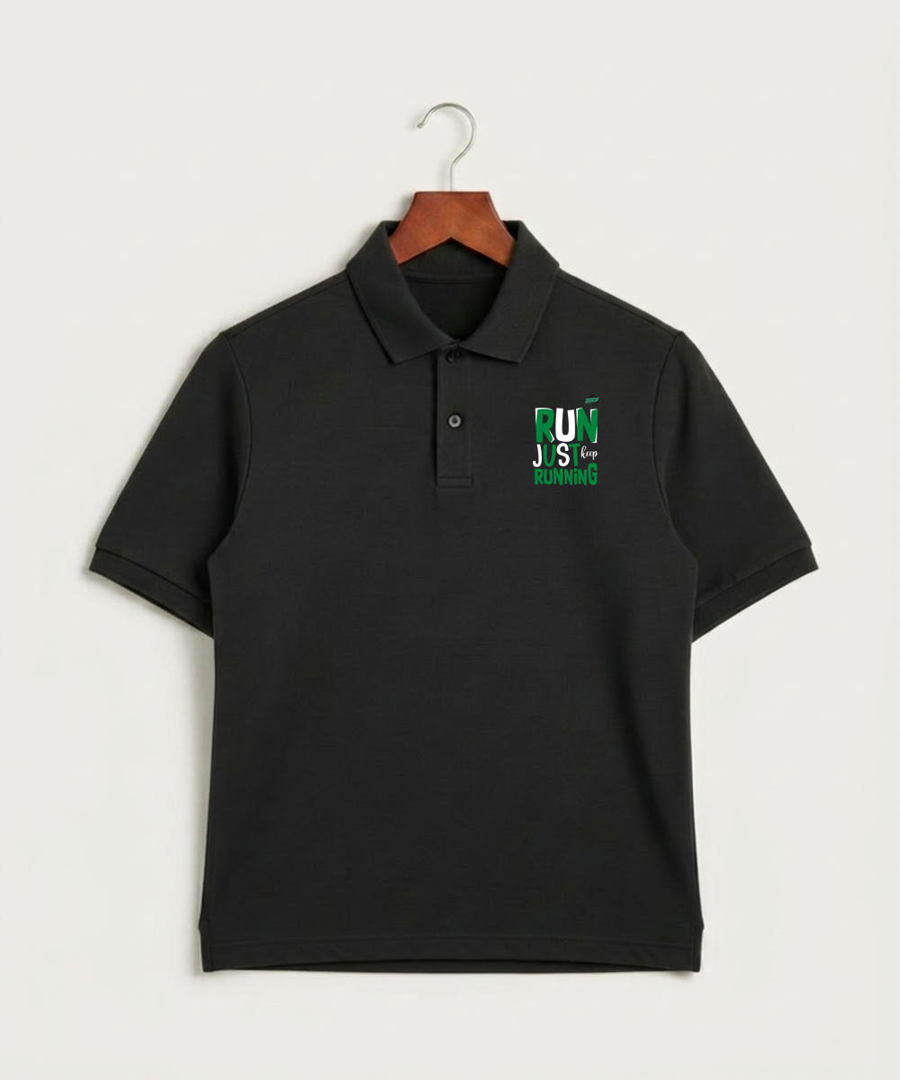 Waterville-Elysian-Morristown High School Football (Boys) - Black Polo - Left Chest