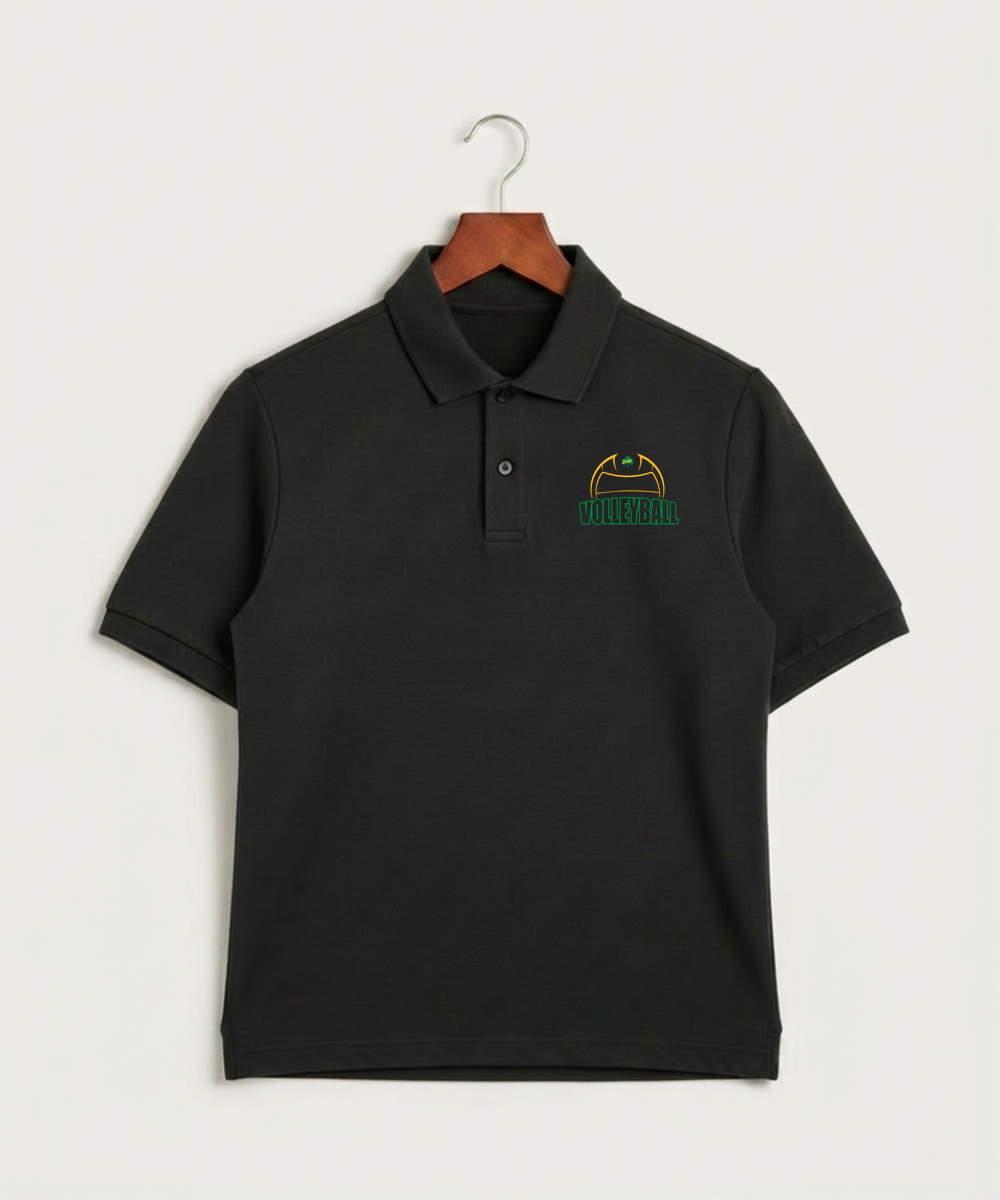 Rosemount High School Volleyball (Girls) - Black Polo - Left Chest